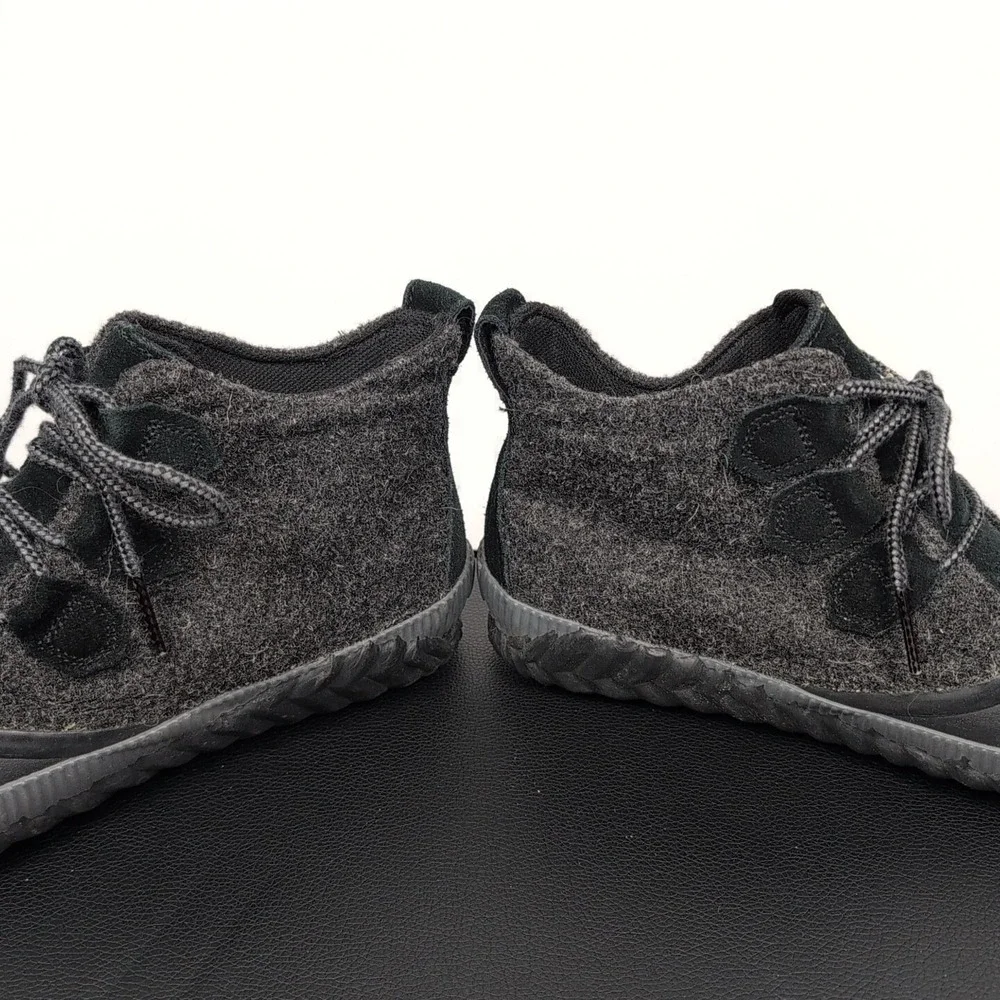 Sorel Out N About Plus LL3650 Black Wool Waterproof Duck‎ Rain boots Size 7.5